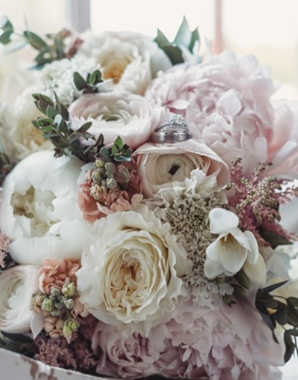 Wedding Bouquet with Rings Wedding Bouquet